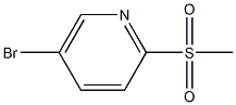 5-BROMO-2-METHYLSULPHONYLPYRIDINE 结构式