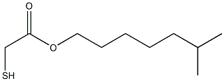 ISOOCTYL THIOGYLCOLATE 结构式