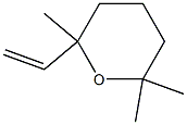 2-ETHENYL-2,6,6-TRIMETHYLTETRAHYDRO-2H-PYRAN 结构式