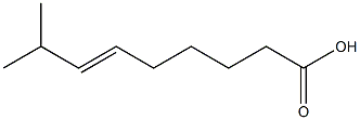 (E)-8 METHYL-6-NONENOIC ACID 结构式