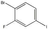 3-氟-4-溴碘苯 结构式