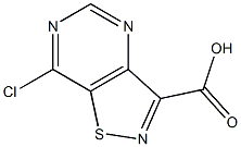 7-chloroisothiazolo[4,5-d]pyrimidine-3-carboxylicacid 结构式