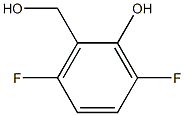 3,6-DIFLUORO-2-HYDROXYBENZYL ALCOHOL 结构式