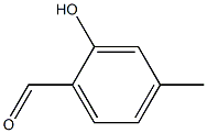 4-METHYL-2-HYDROXY BENZALDEHYDE 结构式