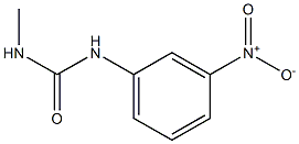 N-METHYL-N''-(3-NITROPHENYL)UREA 结构式