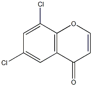 6,8-DICHLORO-4H-CHROMEN-4-ONE 结构式