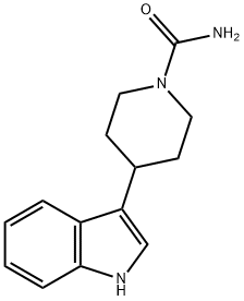 4-(1H-INDOL-3-YL)PIPERIDINE-1-CARBOXAMIDE 结构式