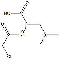 (2S)-2-[(CHLOROACETYL)AMINO]-4-METHYLPENTANOIC ACID 结构式
