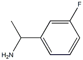 1-(3-FLUOROPHENYL)ETHANAMINE 结构式