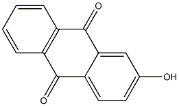 2-HYDROXY ANTHRAQUINONE, HPLC 97+% 结构式