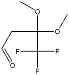 3,3-DIMETHOXY-4,4,4-TRIFLUOROBUTAN-1-ONE 结构式