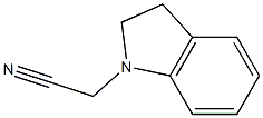 2,3-DIHYDRO-1H-INDOL-1-YLACETONITRILE 结构式