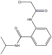 2-[(CHLOROACETYL)AMINO]-N-ISOPROPYLBENZAMIDE 结构式