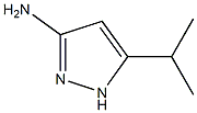 3-AMINO-5-ISOPROPYL-1H-PYRAZOLE 结构式