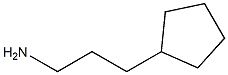 3-CYCLOPENTYLPROPAN-1-AMINE 结构式