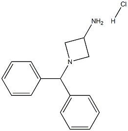 1-(DIPHENYLMETHYL)-3-AMINOAZETIDINE HYDROCHLORIDE 95% 结构式