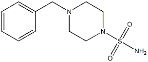 4-BENZYLPIPERAZINE-1-SULFONAMIDE 结构式