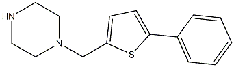 1-[(5-PHENYLTHIEN-2-YL)METHYL]PIPERAZINE 结构式