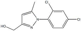 3-HYDROXYMETHYL-5-METHYL-N(2,4-DICHLOROPHENYL)-PYRAZOLE 结构式