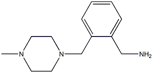 2-(4-METHYLPIPERAZIN-1-YLMETHYL)BENZYLAMINE, 95+% 结构式