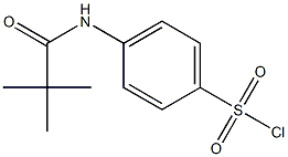 4-[(2,2-DIMETHYLPROPANOYL)AMINO]BENZENESULFONYL CHLORIDE 结构式