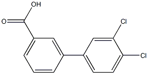 3-(3,4-DICHLOROPHENYL)BENZOIC ACID 97% 结构式