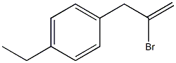2-BROMO-3-(4-ETHYLPHENYL)-1-PROPENE 97% 结构式