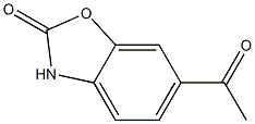 6-Acetyl-3H-benzooxazol-2-one 结构式