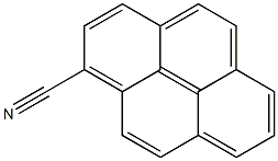 Pyrene-1-carbonitrile 结构式