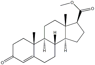 ANDROST-4-ENE-17BETA-CARBOXYLIC ACID, 3-OXO-, METHYL ESTER 结构式