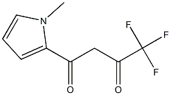 4,4,4-trifluoro-1-(1-methyl-1H-pyrrol-2-yl)butane-1,3-dione 结构式