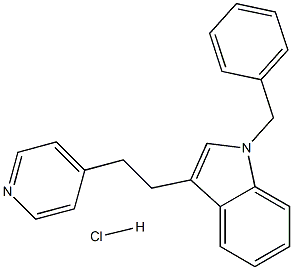 Benzindopyrine Hydrochloride 结构式