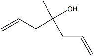 4-HYDROXY-4-METHYL-1,6-HEPTADIENE 结构式