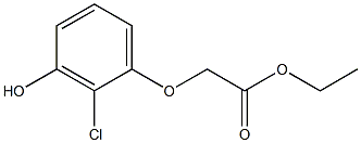 MONOETHOXYCARBONYLMETHYL-2-CHLORORESORCINOL 结构式