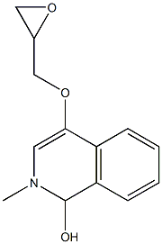 4-(2,3-EPOXY)PROPOXY-2-METHYLISOCARBOSTYRIL 结构式