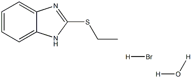 2-(ETHYLTHIO)BENZIMIDAZOLE HYDROBROMIDE MONOHYDRATE 结构式