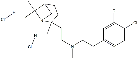 N-(2-(3,4-DICHLOROPHENYL)ETHYL)-N-METHYL-2-(1-AZAPINYL)ETHYLAMINE DIHYDROCHLORIDE 结构式