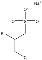3-CHLORO-2-BROMOPROPANESULFONIC ACID SODIUM SALT 结构式