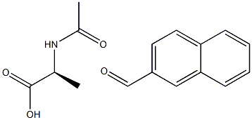 (S)-N-ACETYL-2-NAPHTHALALANINE 结构式