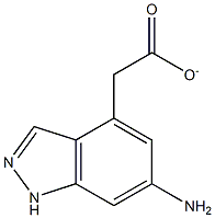 6-AMINOINDAZOLE 4-METHYL CARBOXYLATE 结构式