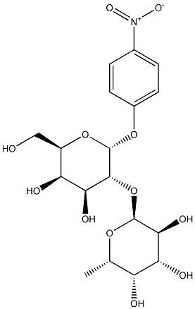 P-NITROPHENYL 2-O-(ALPHA-L-FUCOPYRANOSYL)-ALPHA-D-GALACTOPYRANOSIDE 结构式