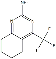 5,6,7,8-TETRAHYDRO-4-(TRIFLUOROMETHYL)-2-QUINAZOLINAMINE 结构式