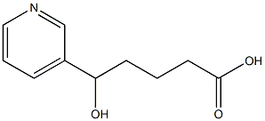 1-(3-PYRIDYL)-1-BUTANOL-4-CARBOXYLIC ACID 结构式