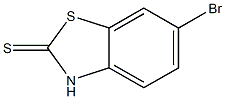 6-BROMO-2-BENZOTHIAZOLINETHIONE 结构式