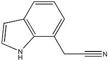 INDOLE-7-ACETONITRILE 结构式