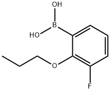 3-Fluoro-2-propoxy-benzoic acid
 结构式