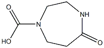 5-Oxo-[1,4]diazepane-1-carboxylic acid 结构式