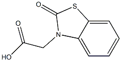 2-Oxo-3-Benzothiaxolacetic Acid 结构式