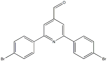 2,6-bis(4-bromophenyl)pyridine-4-carbaldehyde 结构式