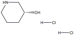 (R)-piperidin-3-ol dihydrochloride 结构式